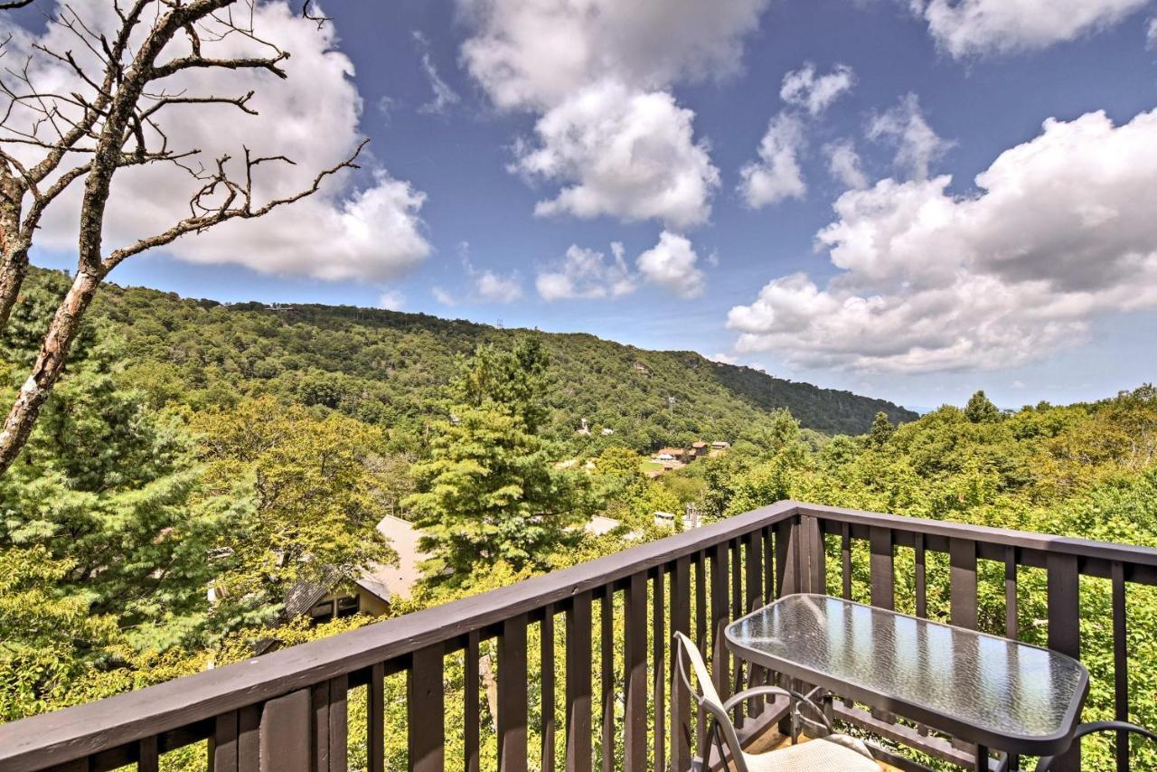Beech Mountain Condo With Balcony, Walk To Resort! Exteriör bild