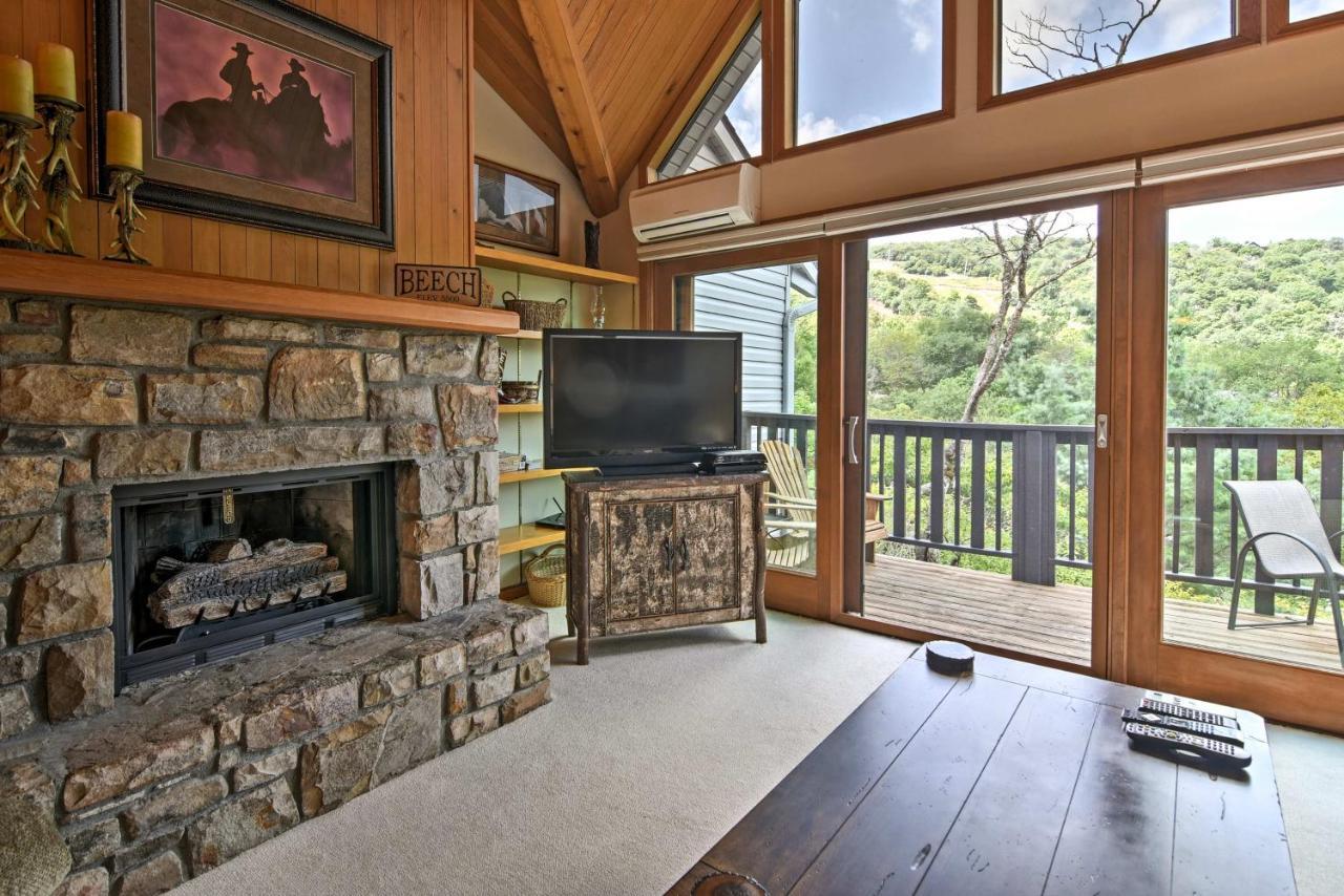 Beech Mountain Condo With Balcony, Walk To Resort! Exteriör bild